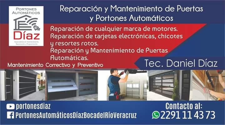 Reparación de portones automáticos y accesos "Díaz"