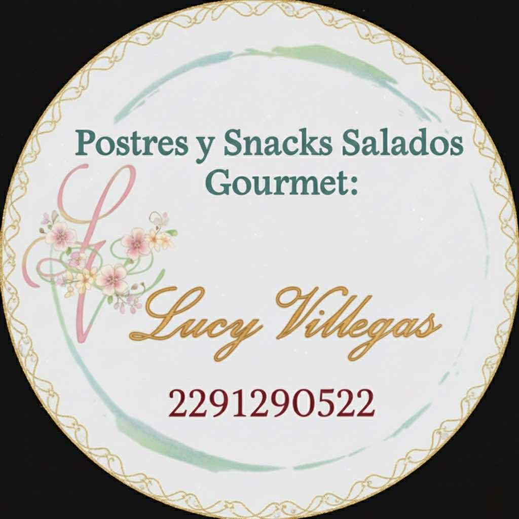 Postres y snacks gourmet Lucy Villegas 